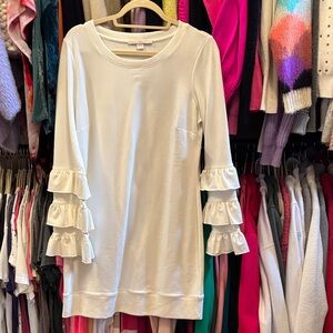 Boston Proper Cream Knit Top